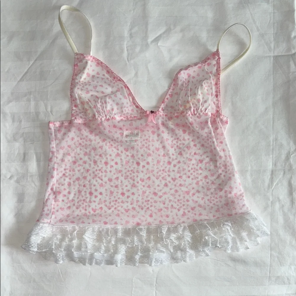 Frederick's of Hollywood Sheer Lace Camisole - Picture 2 of 4